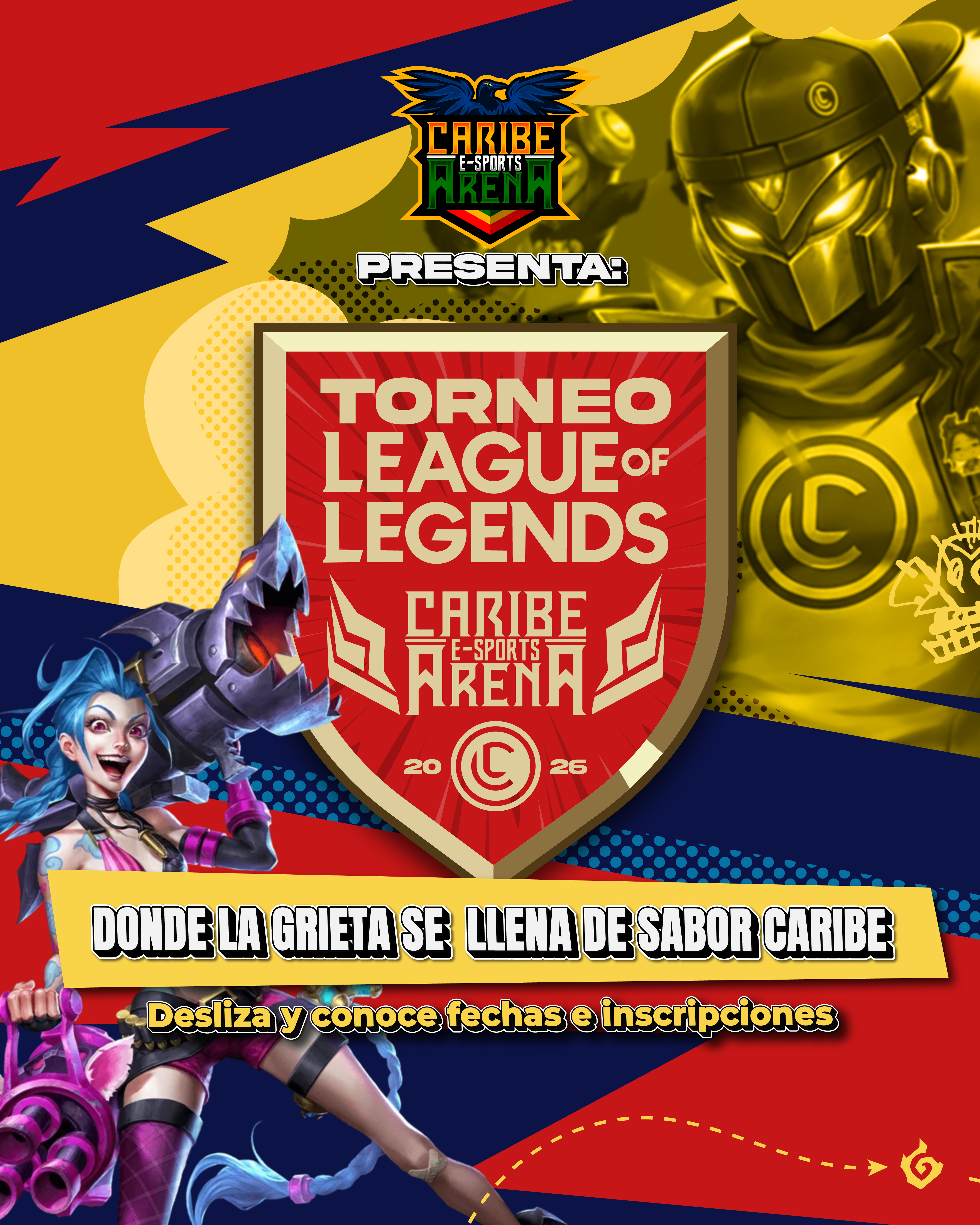 Fase torneo League of Legends Caribe e-Sports Arena